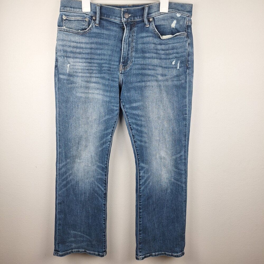 Lucky Brand Easy Rider Bootcut Mens Jeans 34x30 Distressed EUC